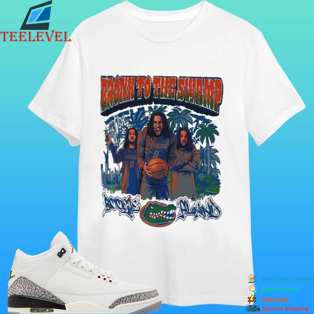 Boogie Fland Florida Gators Bronx To The Swamp Graphic Shirt