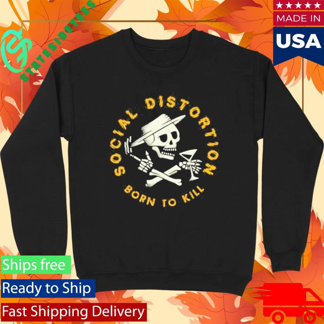 Born To Kill Crossed Skelly Emblem T-Shirt