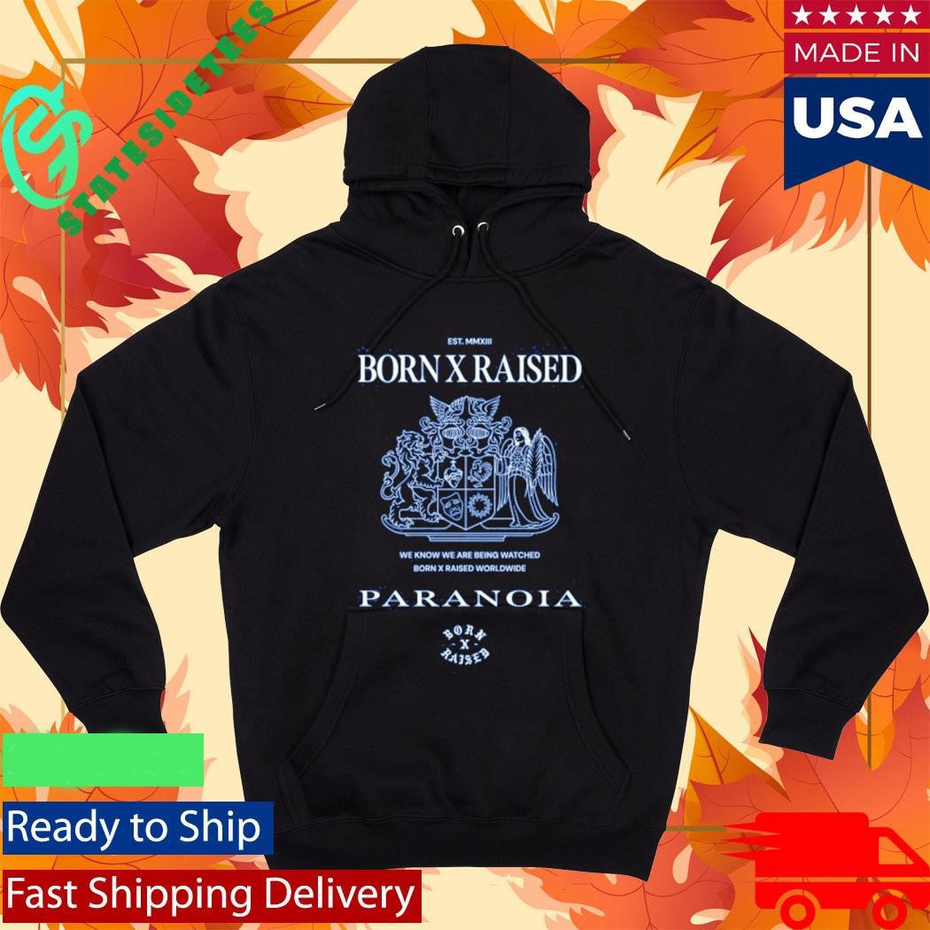 Born X Raised Paranoia Crest Shirt