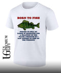 Born to fish forced to sell my labor in exchange for a fraction shirt