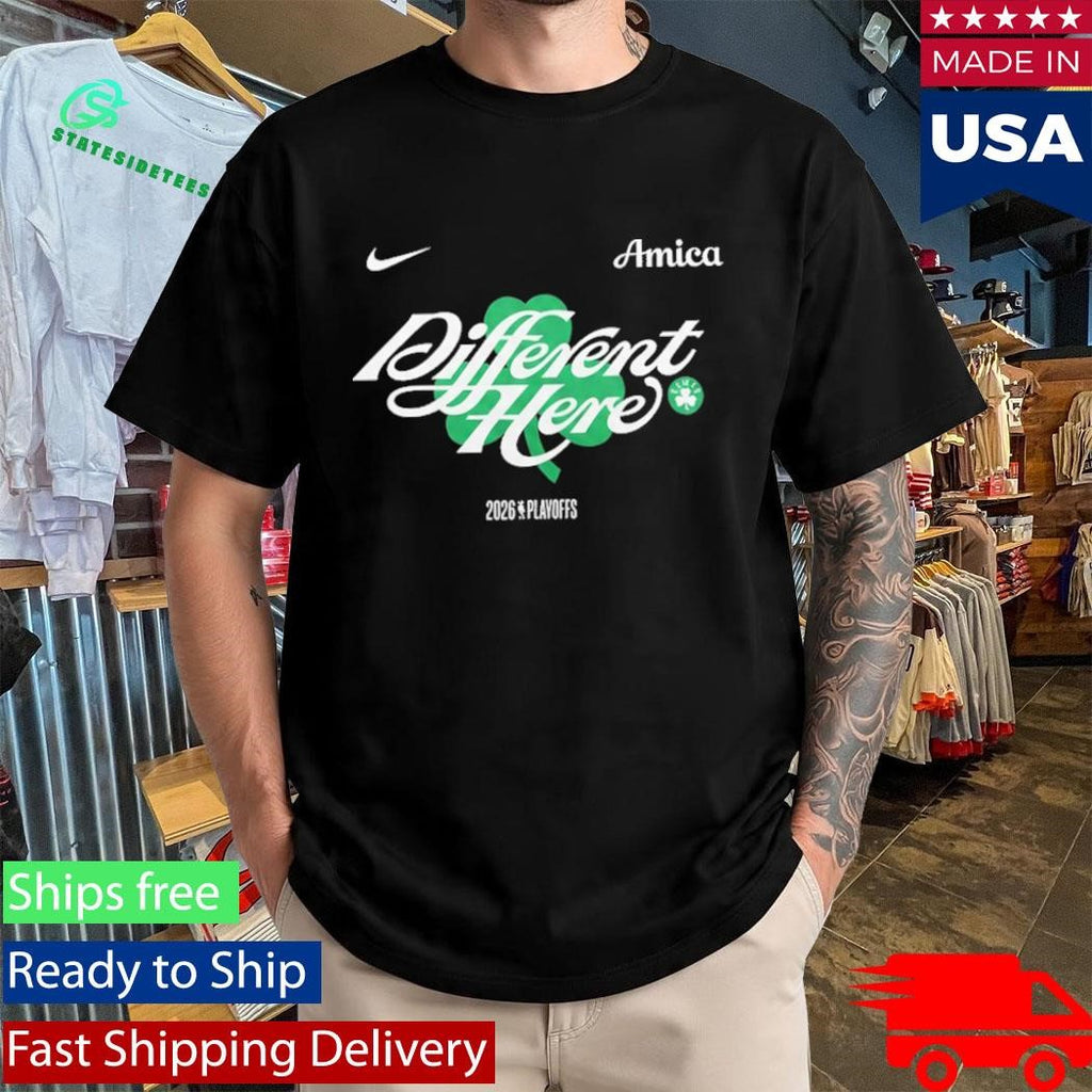 Boston Celtics 2026 Playoffs Different Here NBA All Shirt