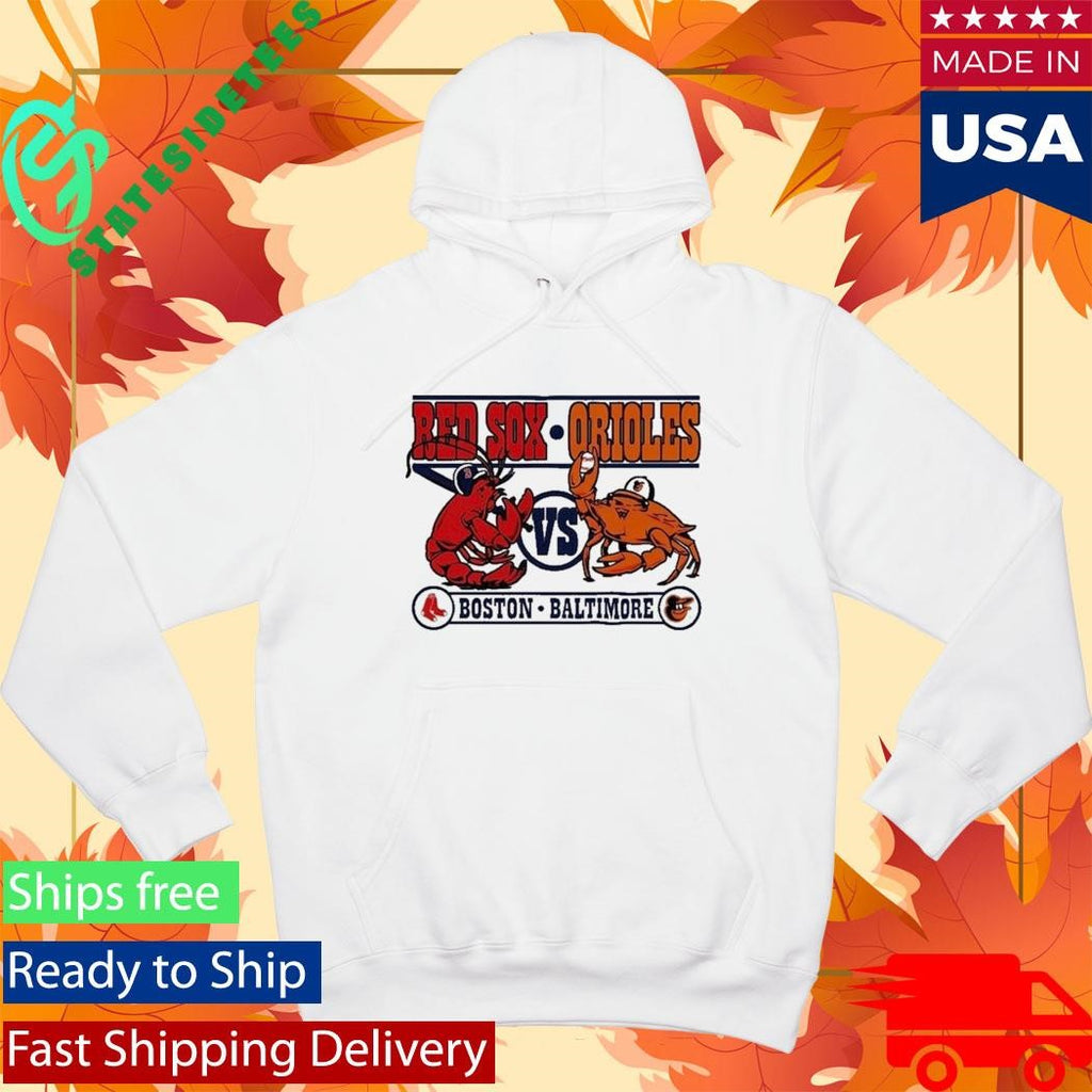 Boston Red Sox Vs Baltimore Orioles Lobster and Crab Shirt