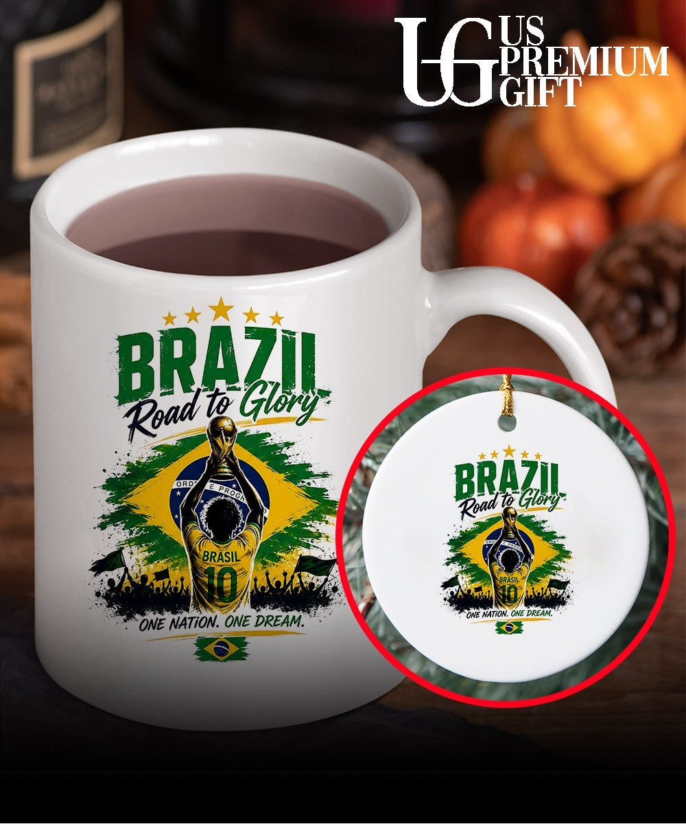 Brazil 2026 World Cup Road to Glory One Nation One Dream shirt