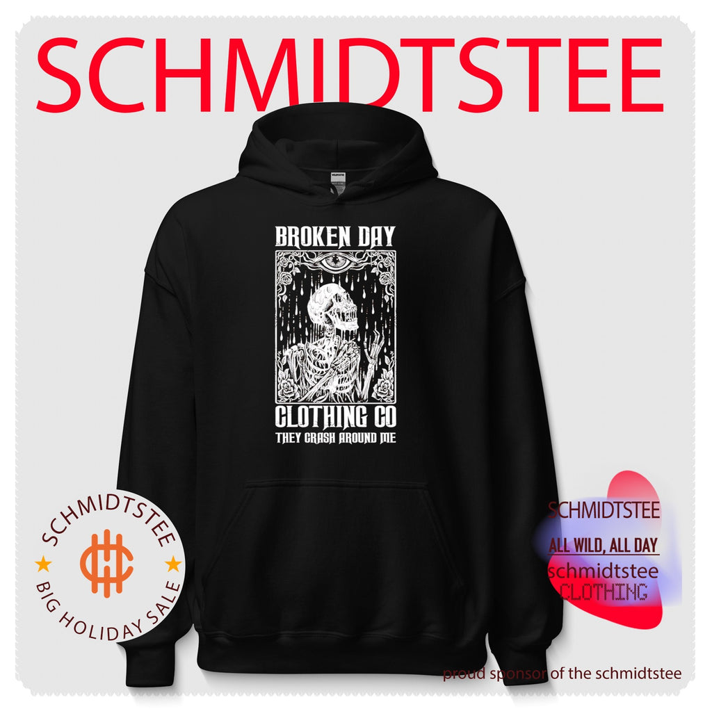 Broken Day Clothing Co They Crash Around Me Skeleton shirt