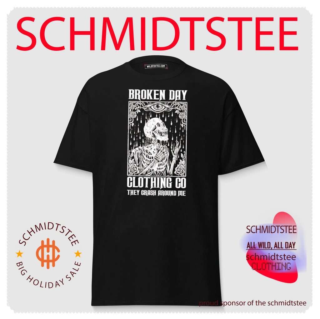 Broken Day Clothing Co They Crash Around Me Skeleton shirt