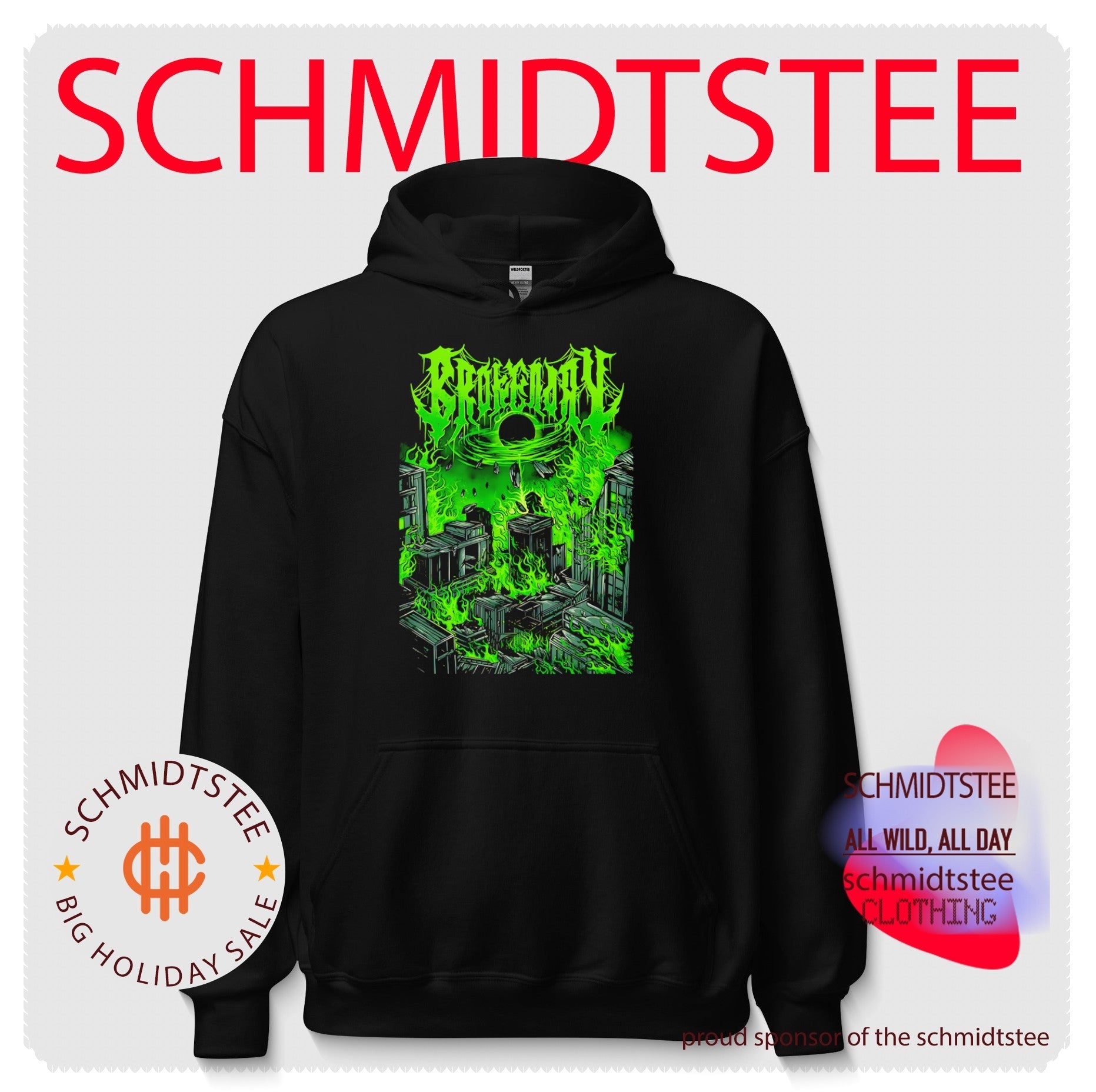 Brokenay Black Hole City Destruction Apocalyptic shirt