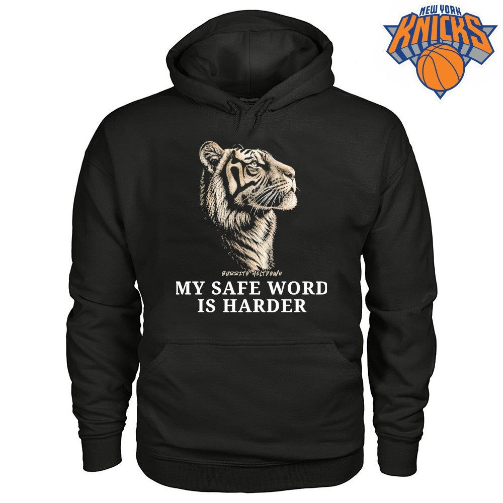 Burrito Meltdown My Safe Word Is Harder Tiger Shirt