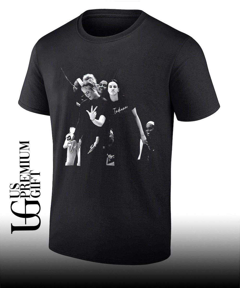 Caitlin Clark and Squad Indiana Fever WNBA signature shirt