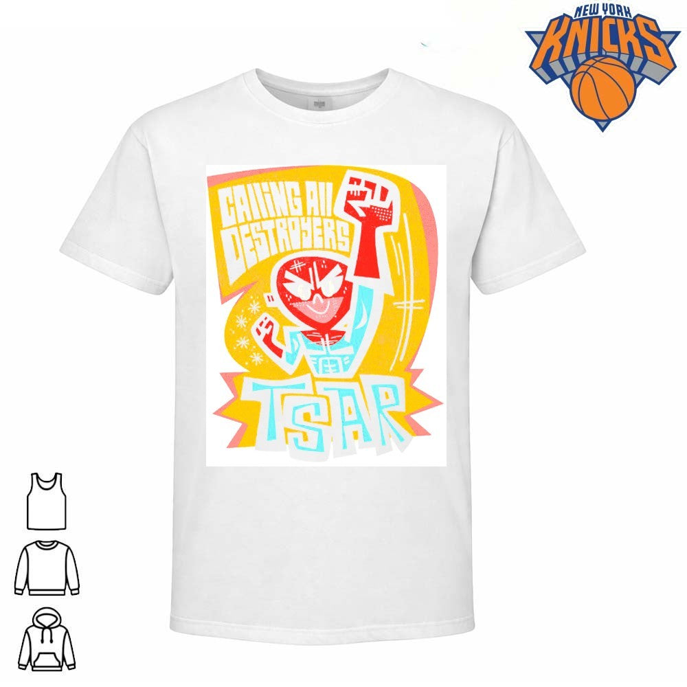 Calling All Destroyers Tsar Comic Retro Superhero Hero Graphic Shirt