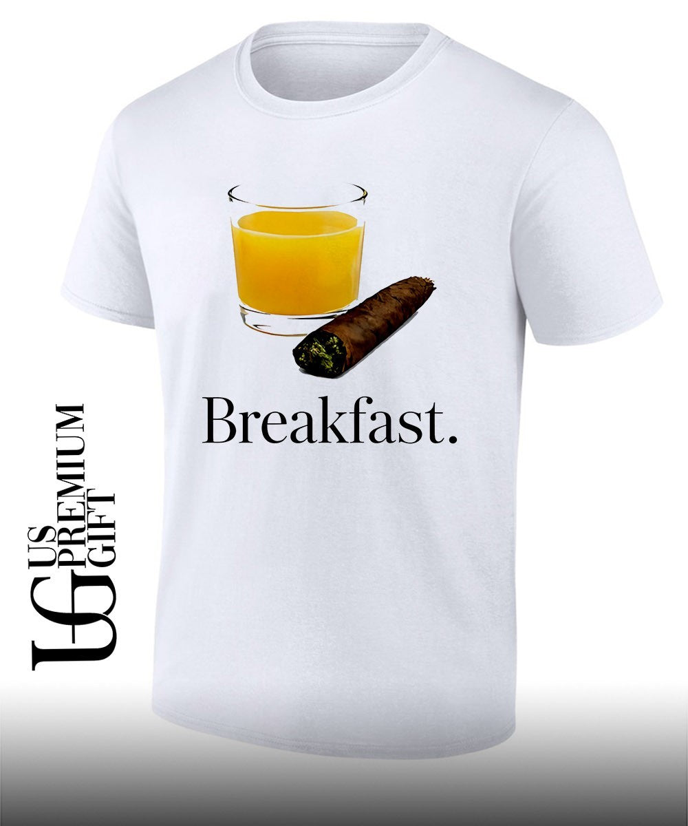 Cannabis Blunt and Orange Juice Breakfast shirt