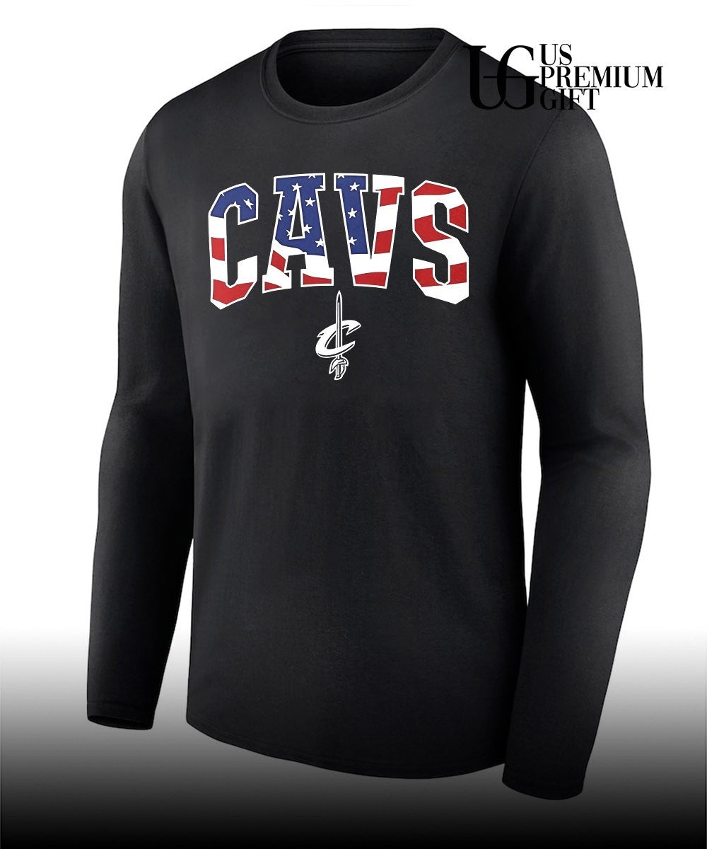 Cavs Cleveland Cavaliers American flag basketball All Star 2026 shirt