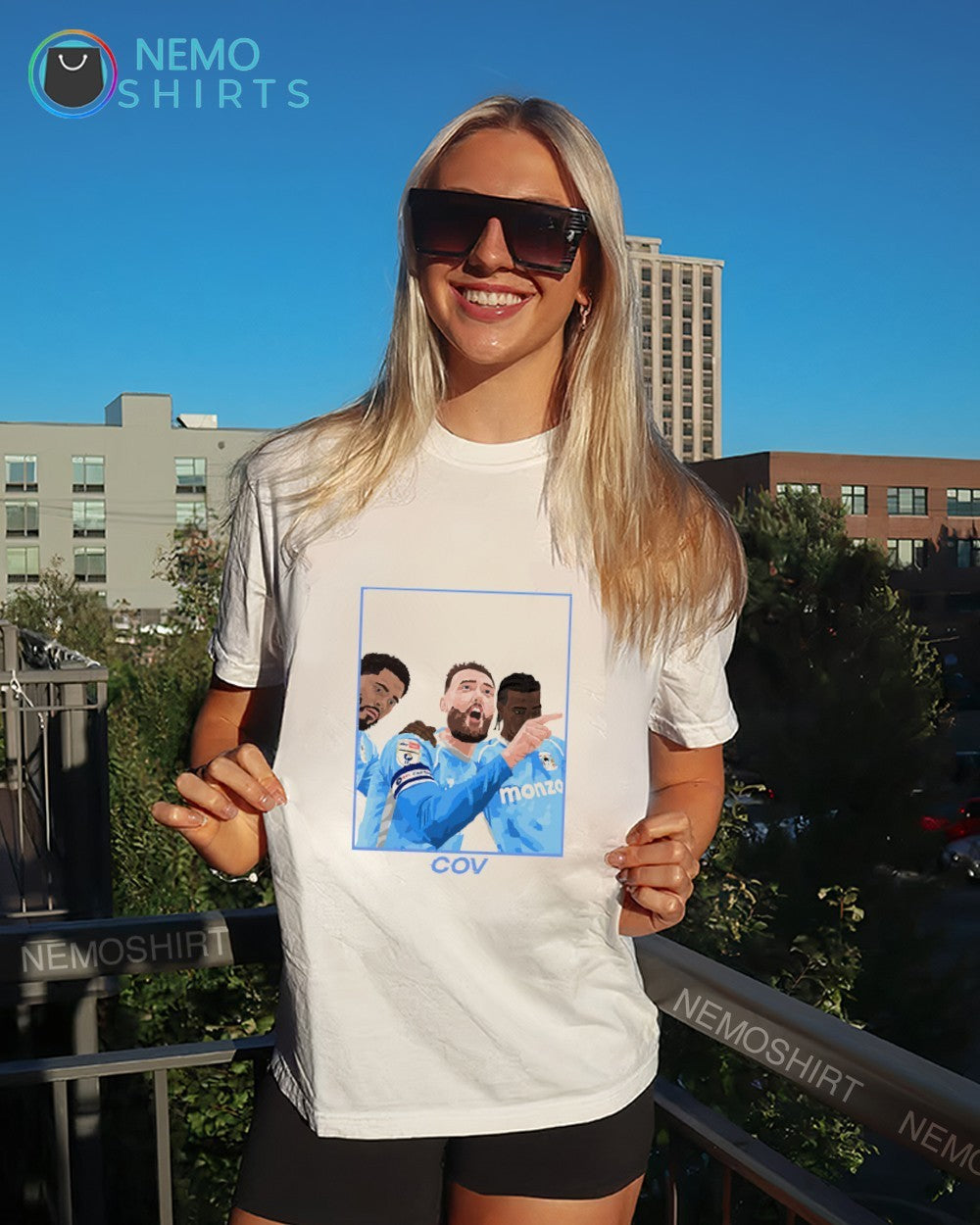 Celebrating Matt Grimes Coventry City F.C. we are back shirt