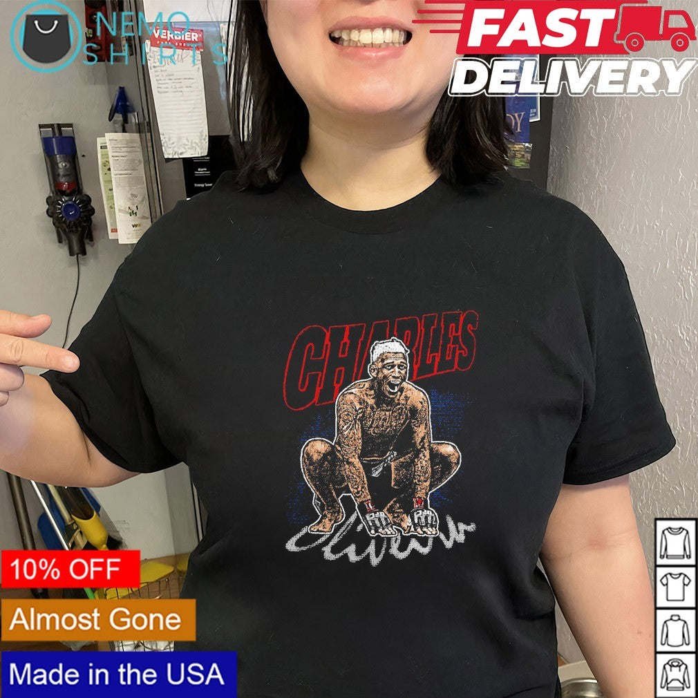 Charles Oliveira UFC Lightweight Champion portrait shirt