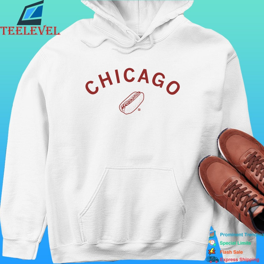 Chicago Hot Dog Curved Shirt