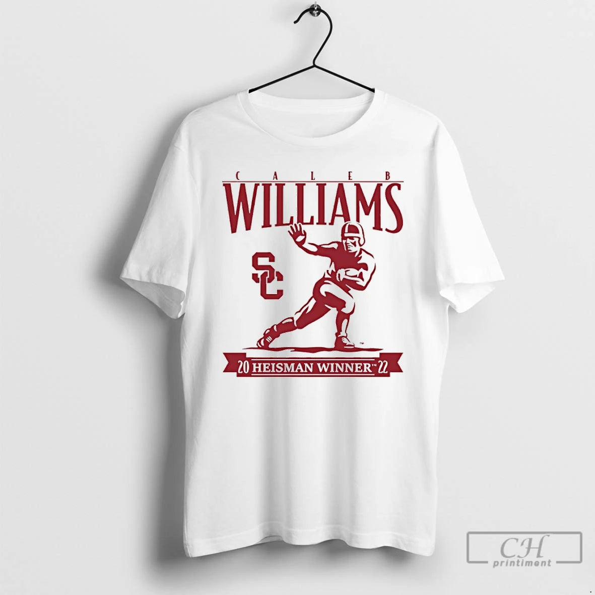 Classic Caleb Williams Usc Trojans Football 2022 Heisman Trophy Award