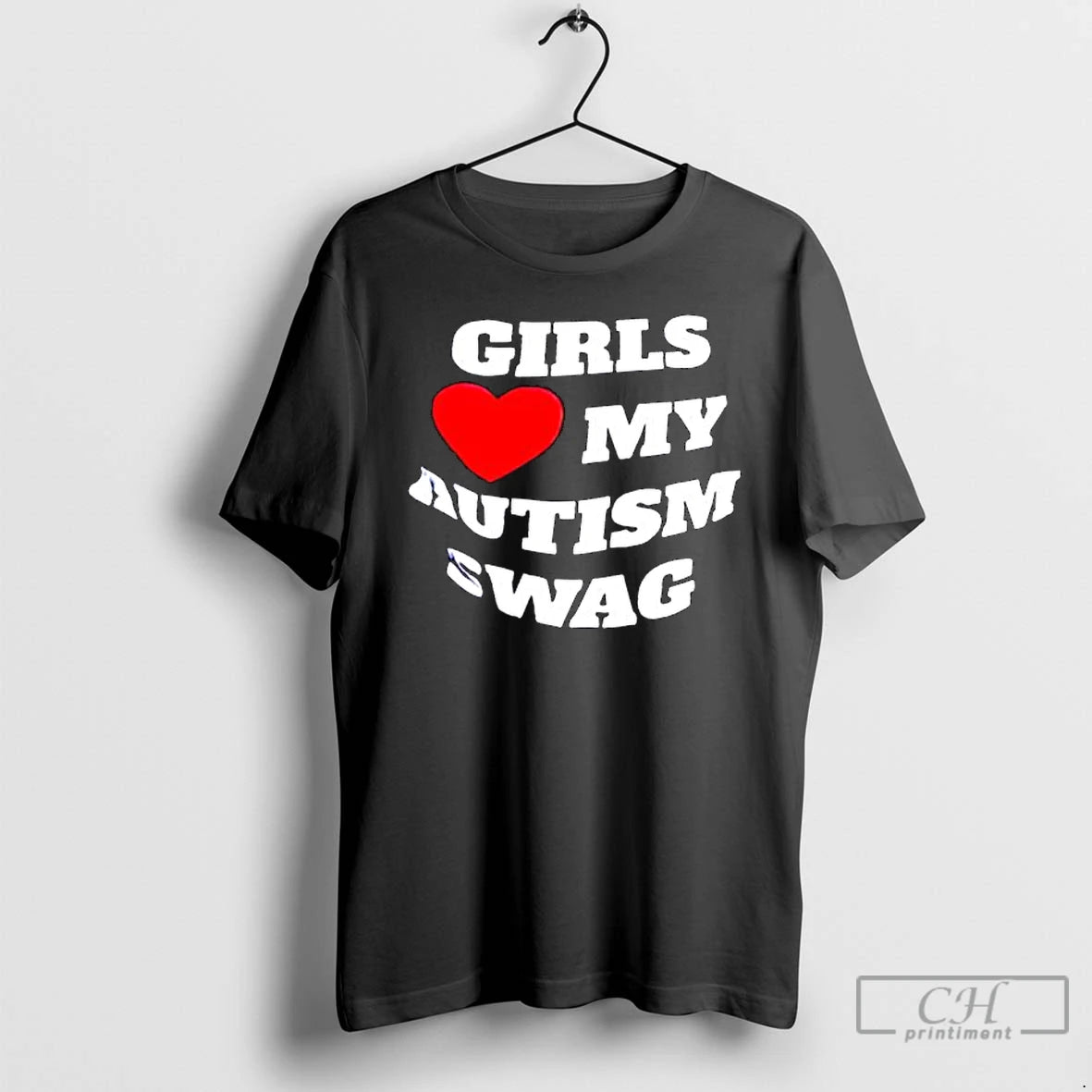 Classic Girls Love My Autism Swag Funny Autistic Awareness