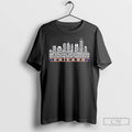 Classic Greatest Of All Time Legends Chicago City Skyline