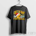Classic Green Bay Packers With Santa Hats And Snowflakes
