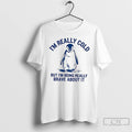 Classic Im Really Cold But Im Being Really Brave About It Penguin T Shirts Sweater
