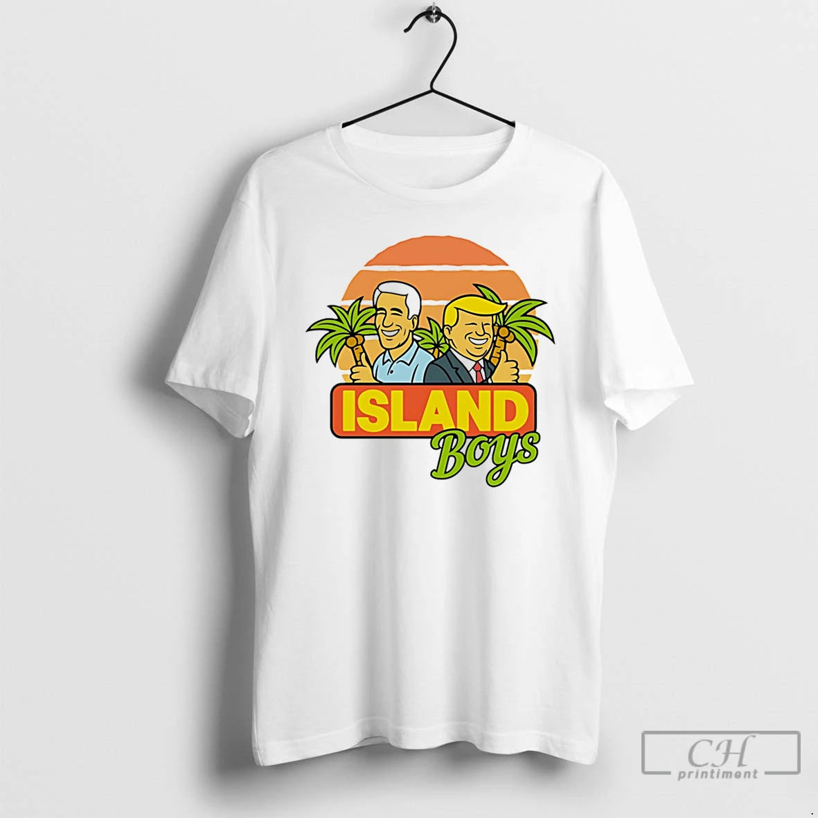 Classic Island Boys Trump And Epstein Caricature