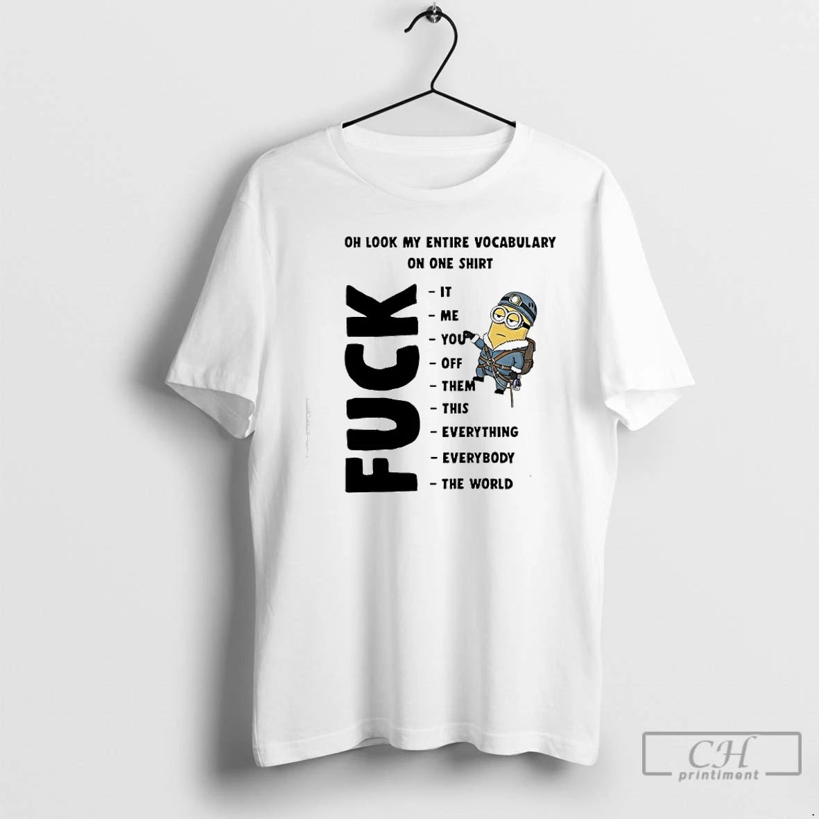 Classic Minion Oh Look My Entire Vocabulary On One Fuck It Me You Off Them