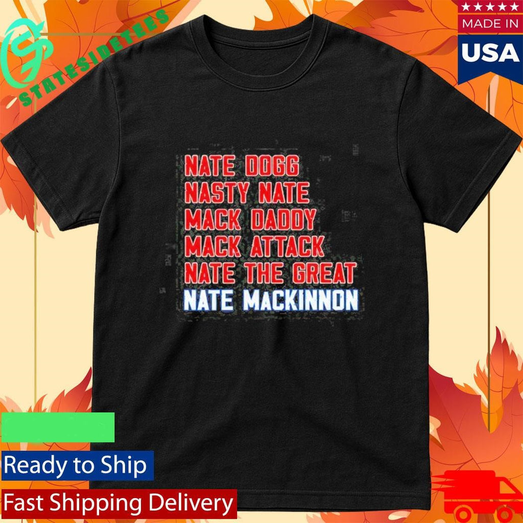 Colorado Avalanche Nathan MacKinnon Mack List Shirt