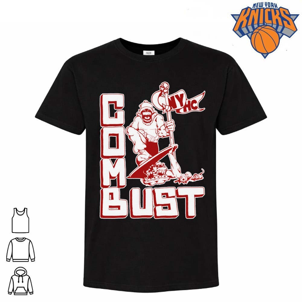 Combust NYHC Hardcore Punk Rock New York Heavy Metal Band Music Shirt