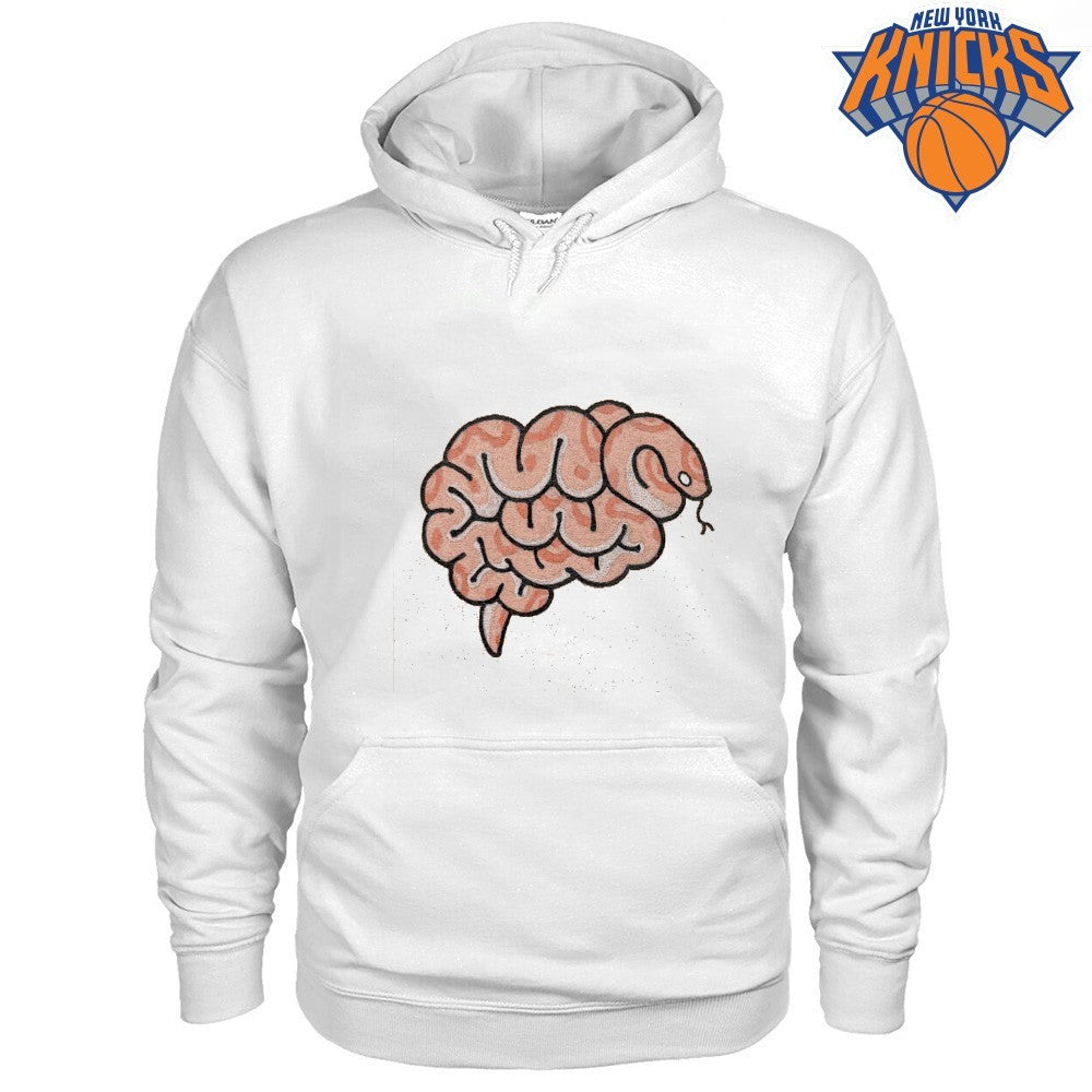 Coral Snake Brain Mental Anatomy Art Illustration Abstract Minimalist shirt