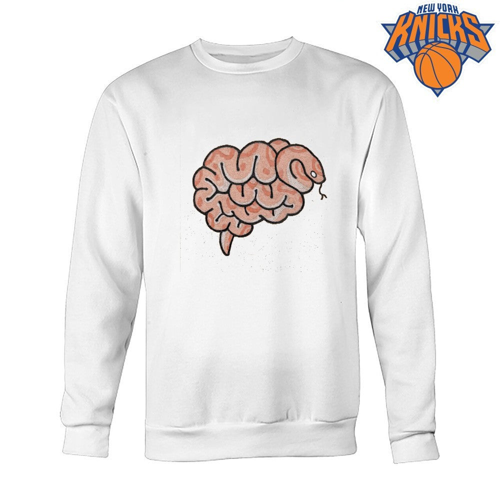 Coral Snake Brain Mental Anatomy Art Illustration Abstract Minimalist shirt