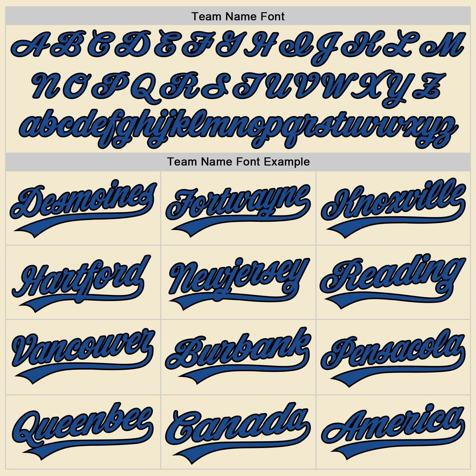 Custom Cream Black-Blue Authentic Throwback Baseball Jersey