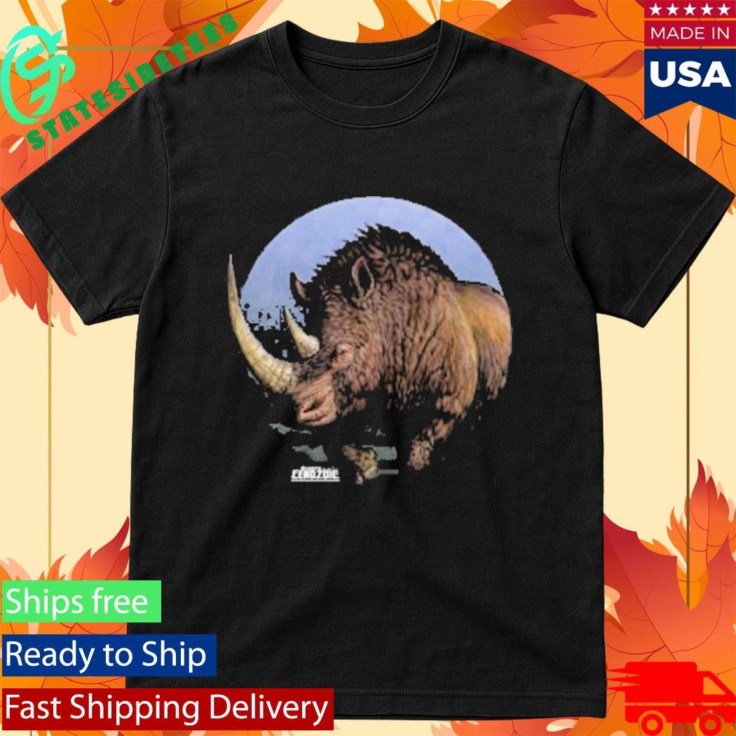 Creative Beast Studio Woolly Rhino Retro Shirt