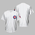 Cubs Custom White Baseball Jersey - Grishko.com