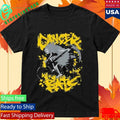 Cut Loose Black Metal Bicycle T-Shirt