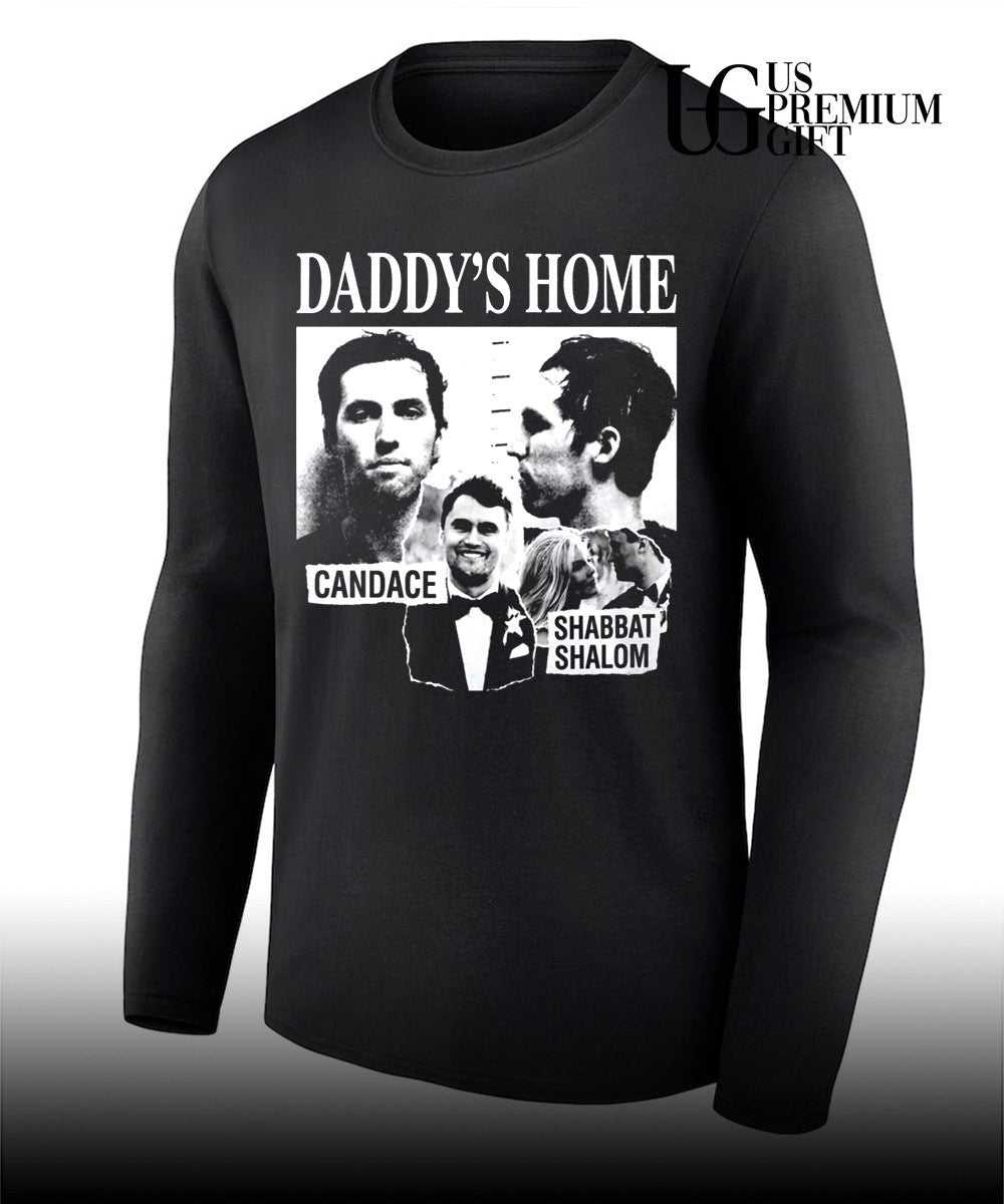 Daddy’s Home Candace Shabbat Shalom mugshot shirt