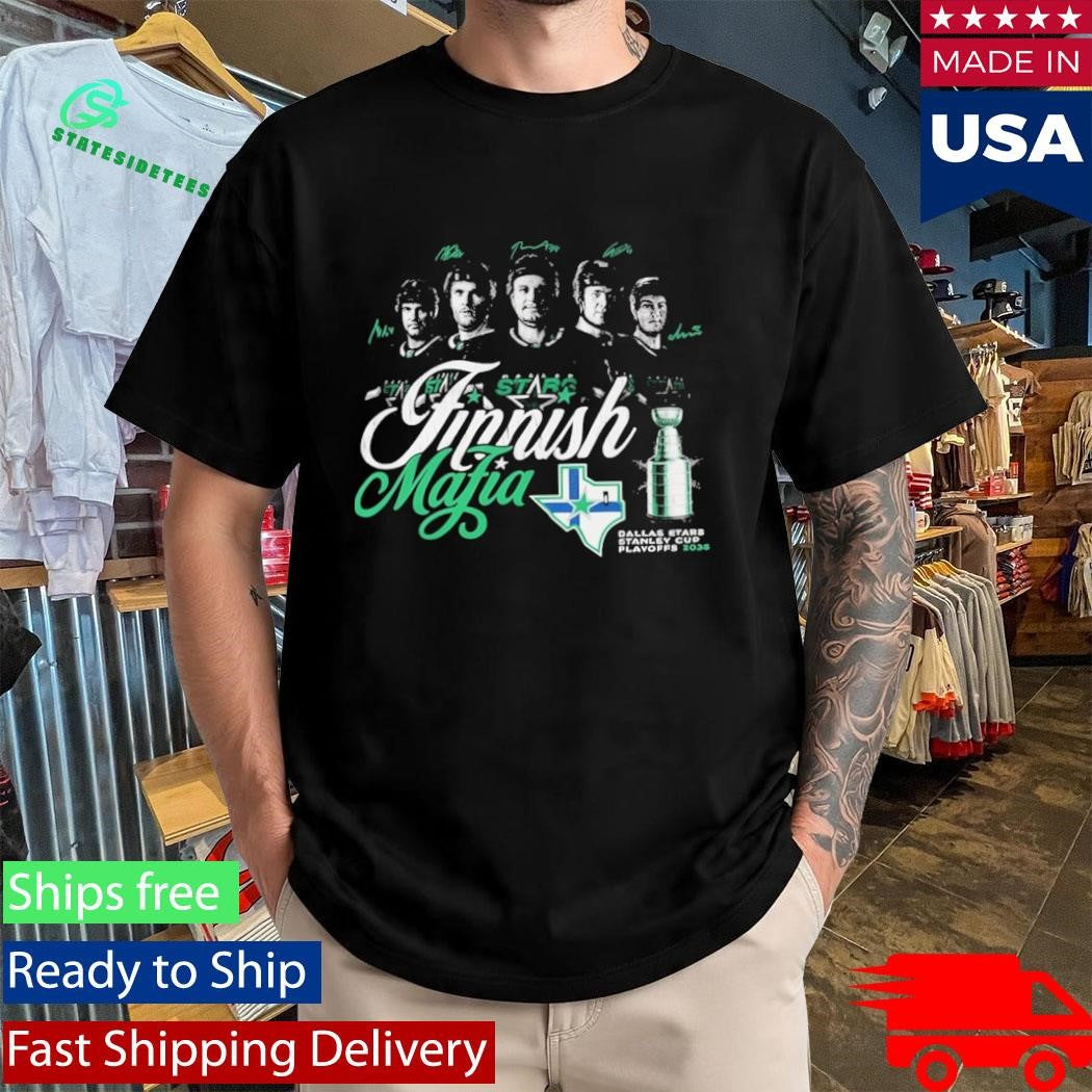 Dallas Stars NHL Finnish Mafia Playoff Shirt