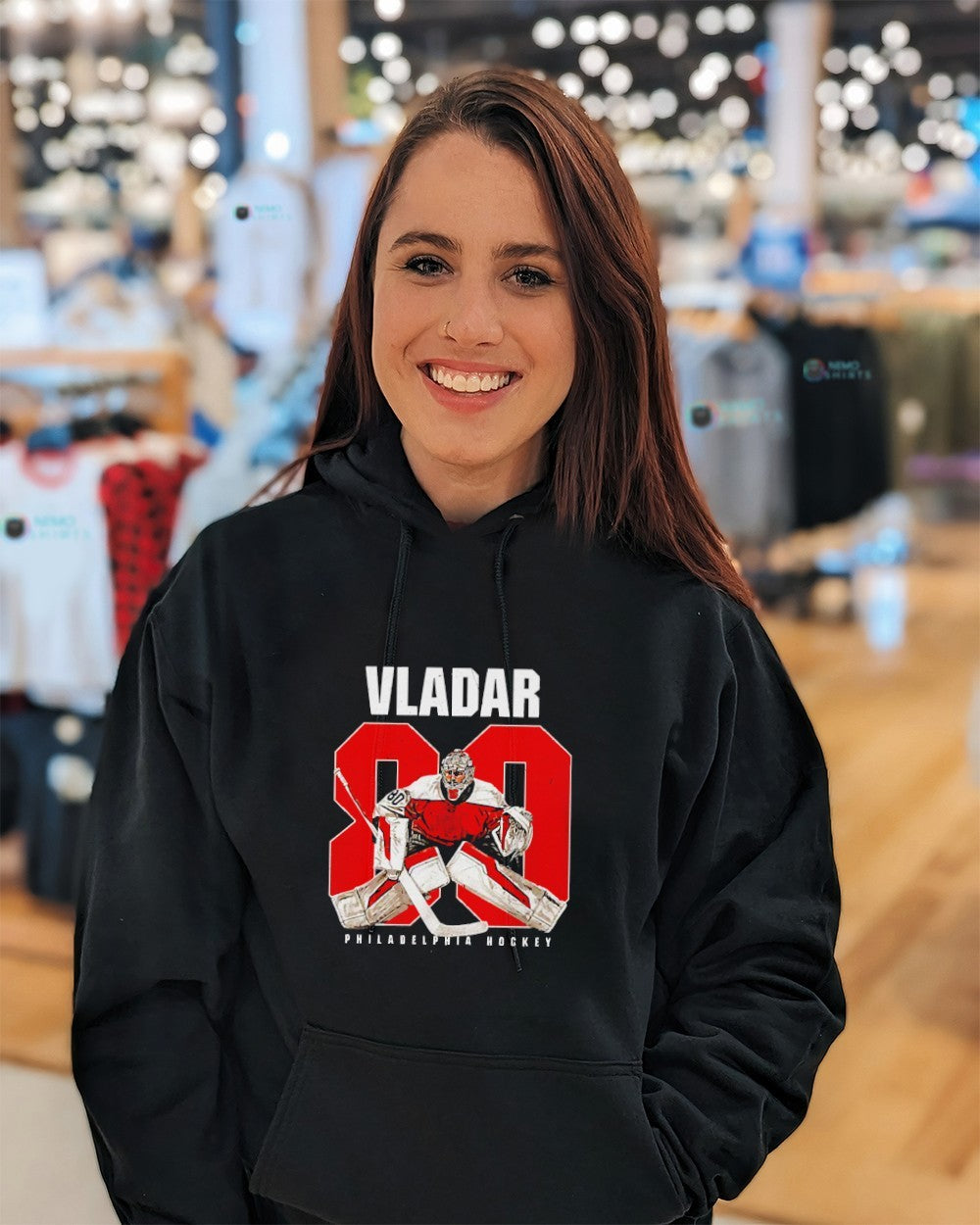 Dan Vladar 80 Philadelphia Flyers hockey number shirt