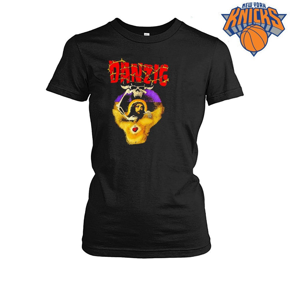 Danzig Skeleton Jesus Christ Thorns Heavy Metal Rock shirt