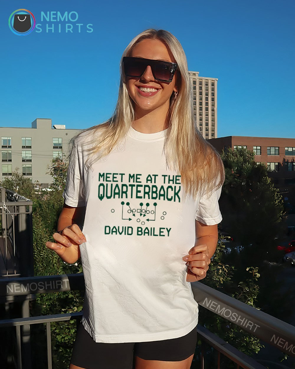 David Bailey meet me at the quarterback shirt