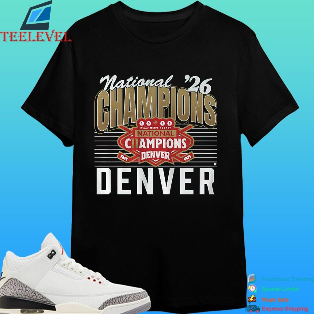Denver Pioneers Men’s Ice Hockey 2026 National Champions Shirt