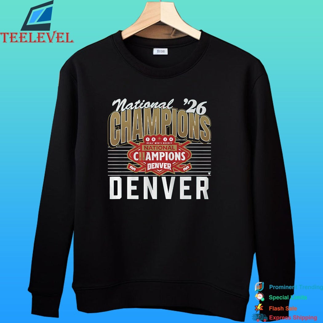 Denver Pioneers Men’s Ice Hockey 2026 National Champions Shirt