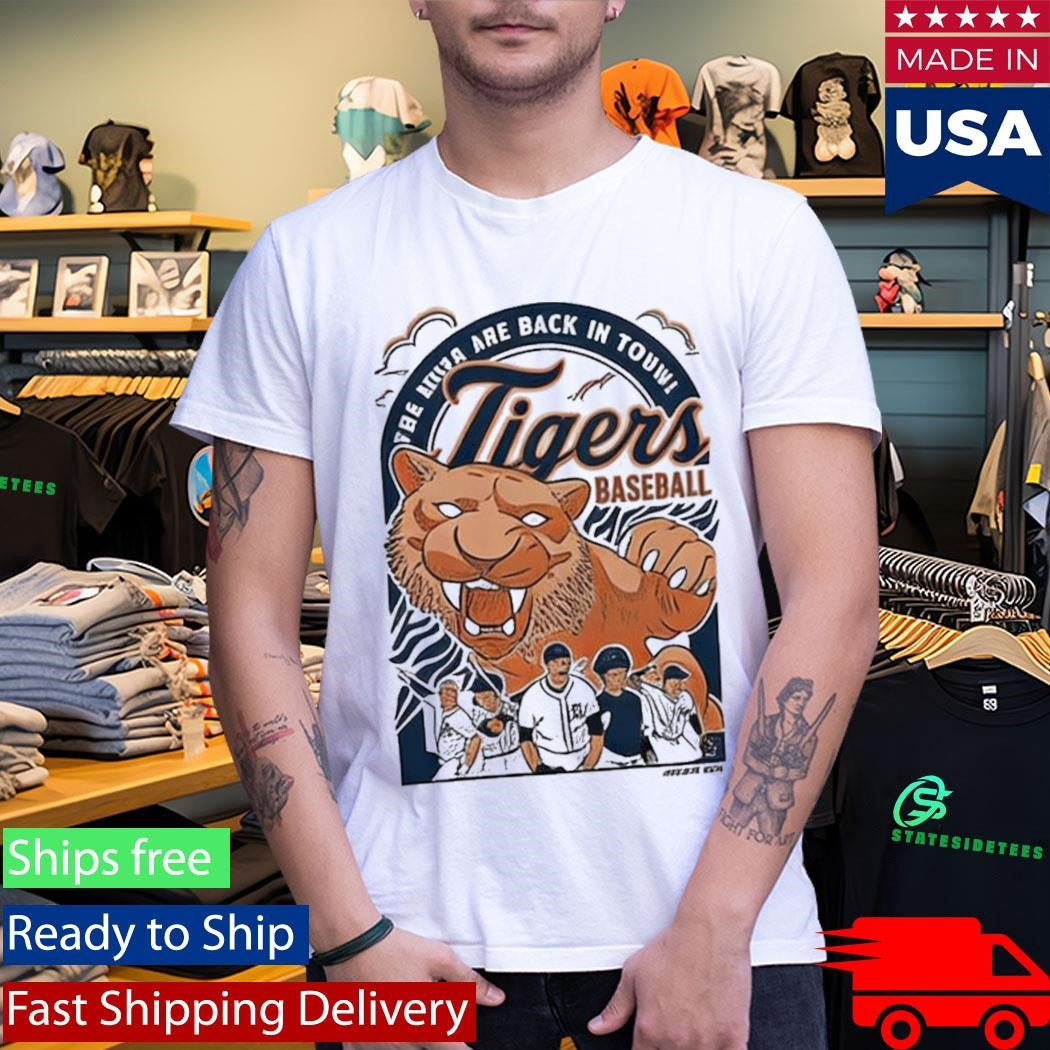 Detroit Tigers MLB Tigers The Boys Are Back in Town Tuesday Tee T-shirt