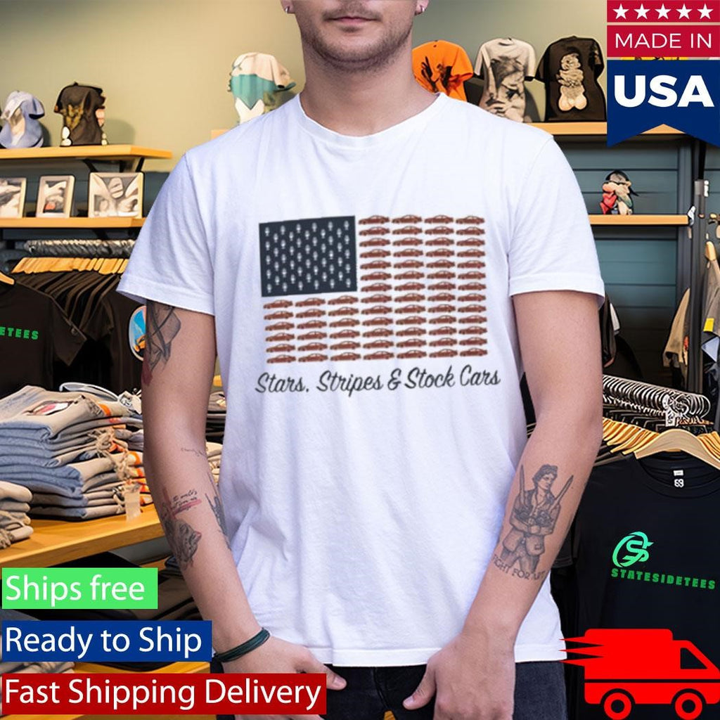 Dirtymo Media Stars, Stripes, & Stock Cars Shirt