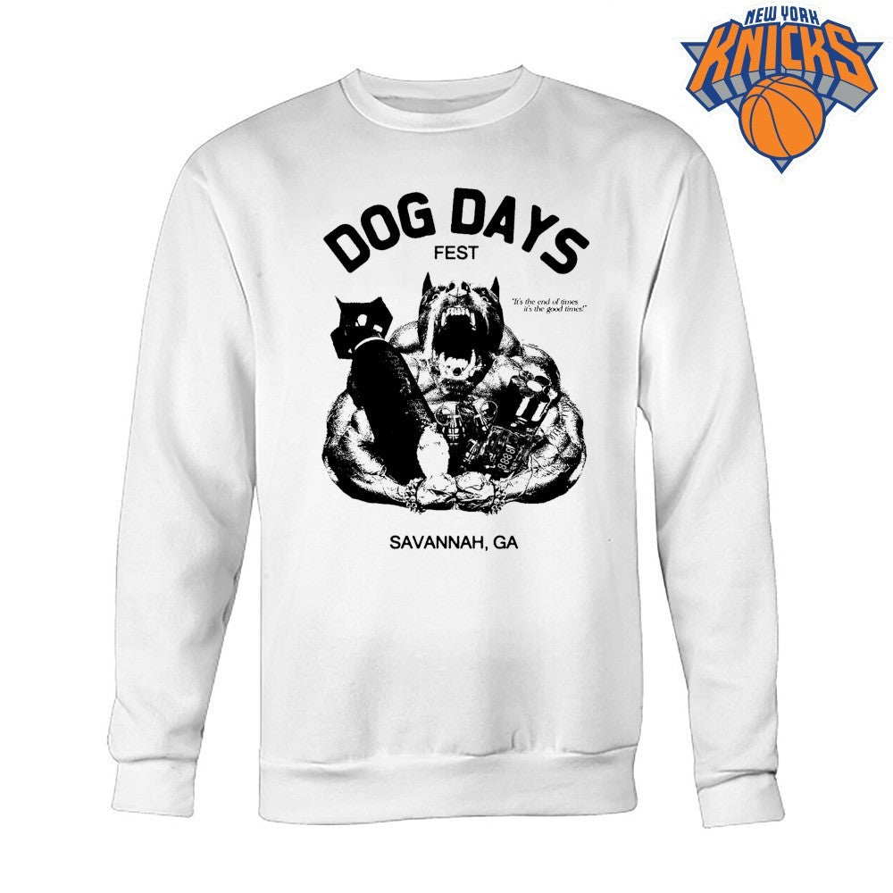 Dog Days Fest Savannah Georgia Muscle Pitbull Bomb Grenades Distressed Shirt