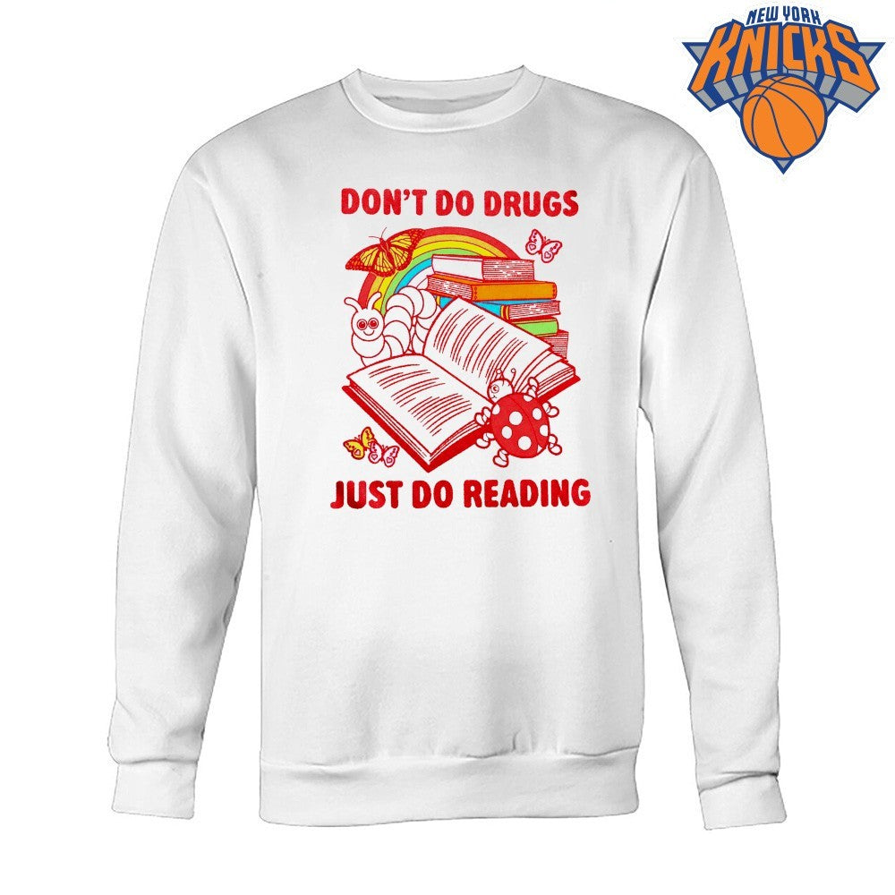 Don’t Do Drugs Just Do Reading Cute Insect Book Lover Shirt