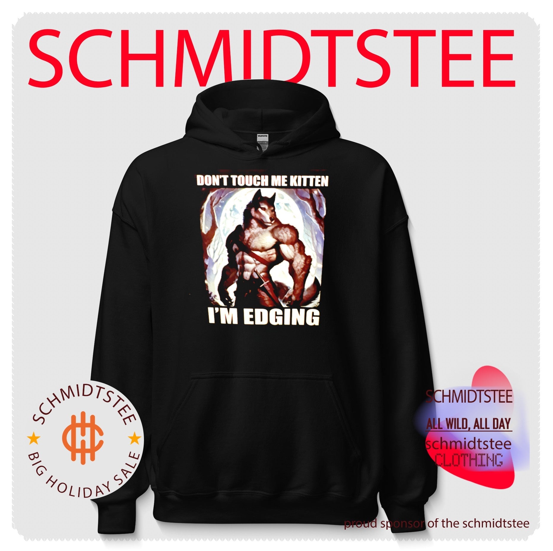 Don’t Touch Me Kitten I’m Edging Werewolf shirt