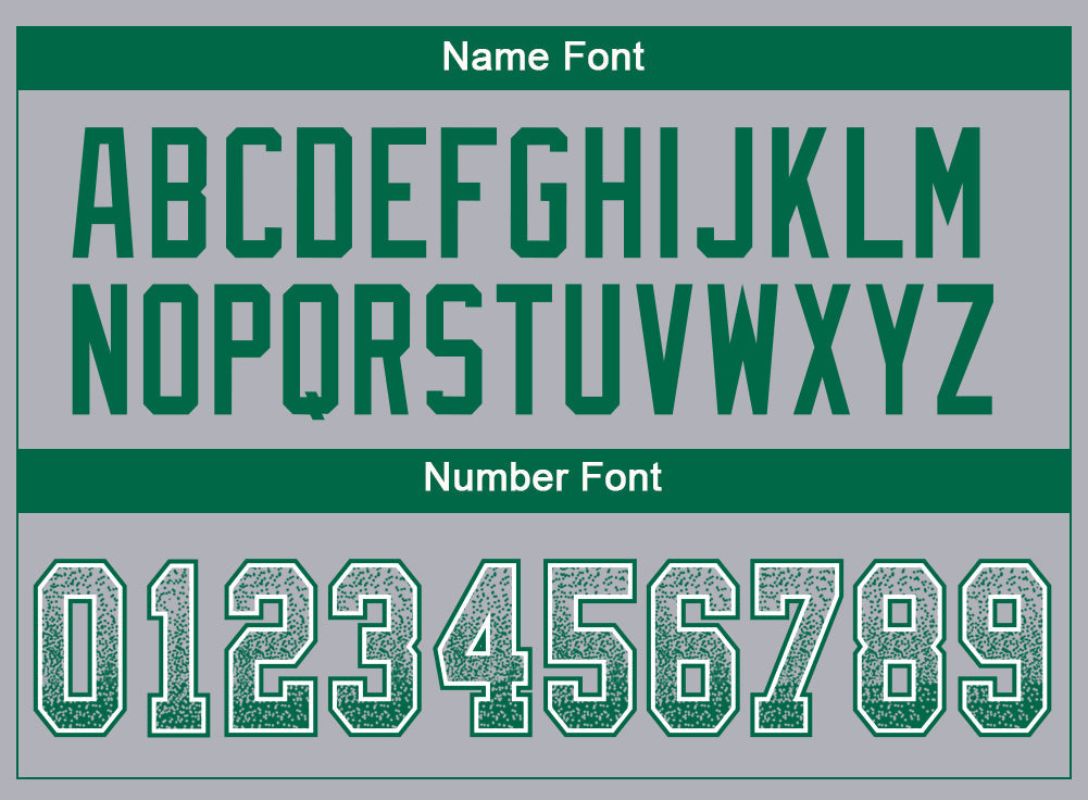Custom Gray Kelly Green-White Drift Fashion Football Jersey