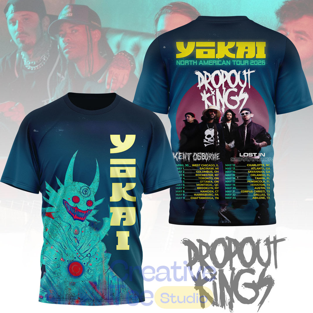 Dropout Kings YAKAI Tour 2026 T-Shirt