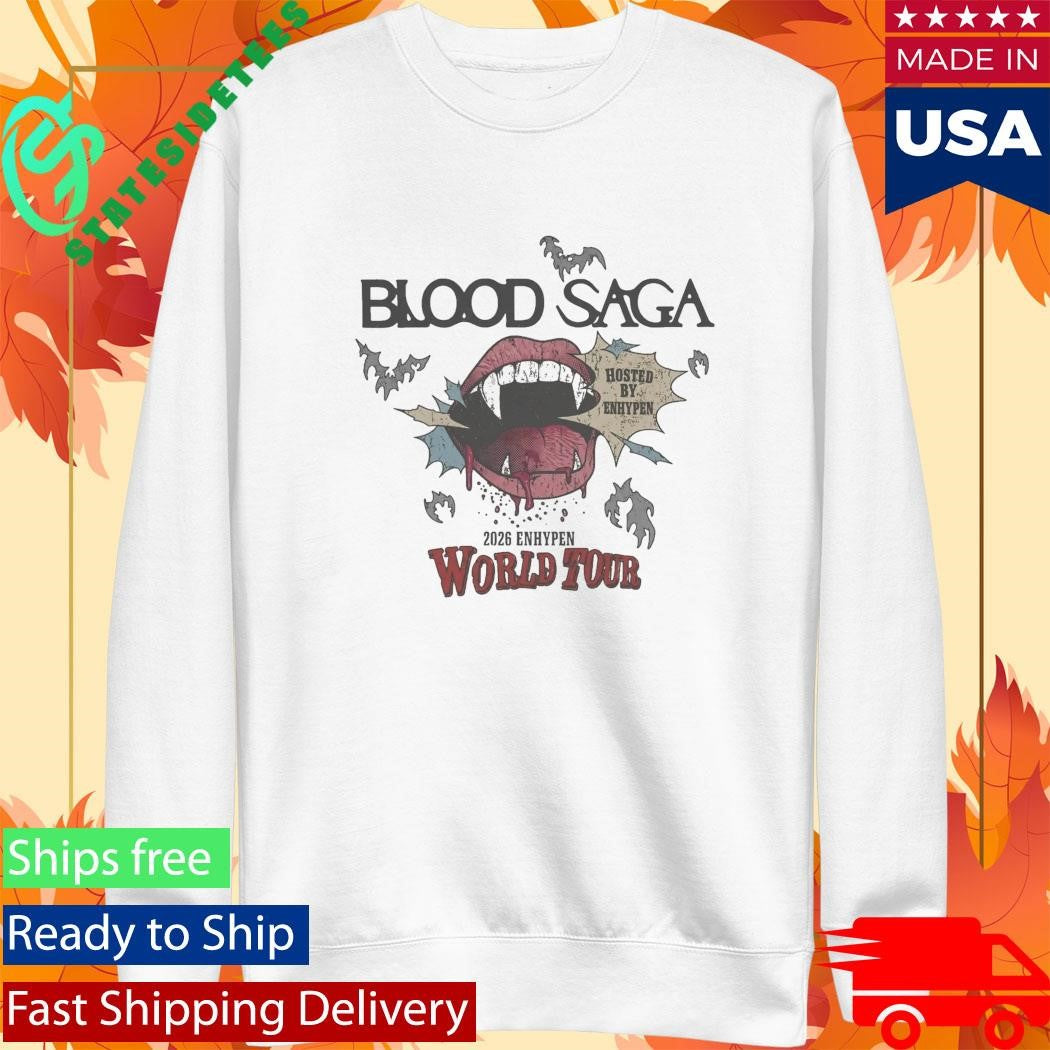 Enhypen Blood Saga World Tour Shirt