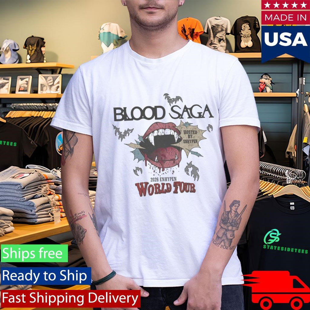 Enhypen Blood Saga World Tour Shirt