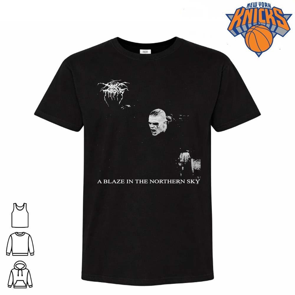 Erling Haaland Darkthrone A Blaze In The Northern Sky Heavy Metal Shirt